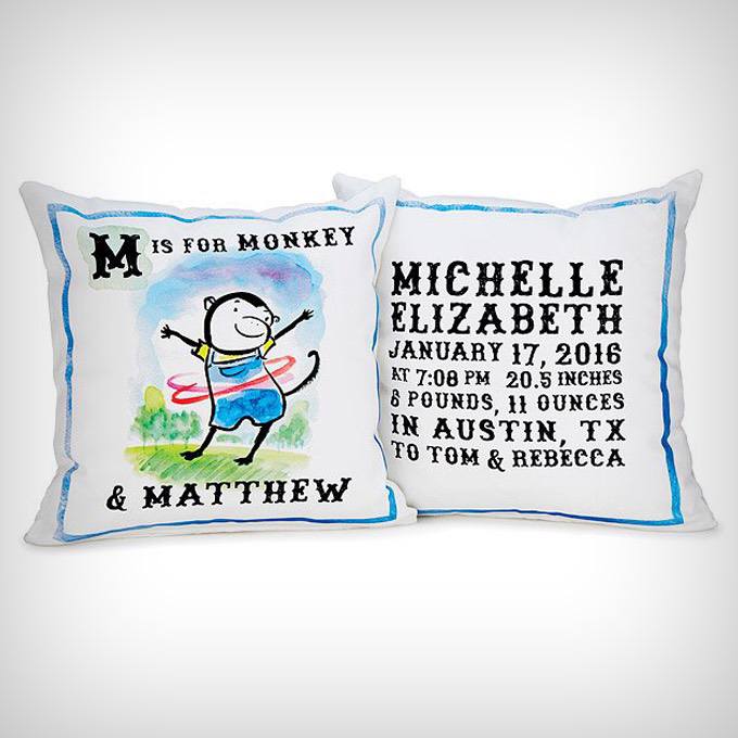Personalized My Alphabet Pillow