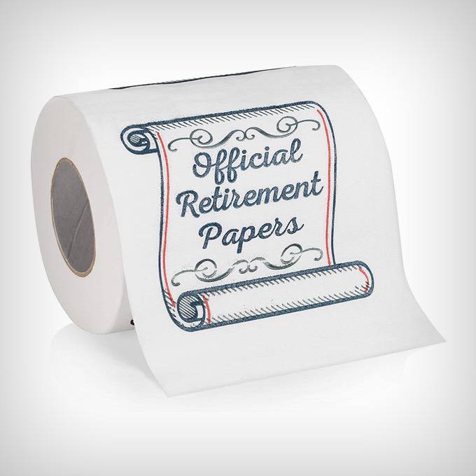 Funny Retirement Toilet Paper