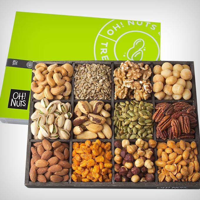 Oh! Nuts 12 Variety Mixed Nut Gift Basket