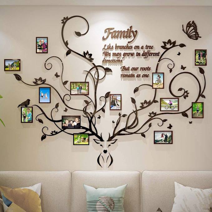 3D Removable Family Tree Picture Frames