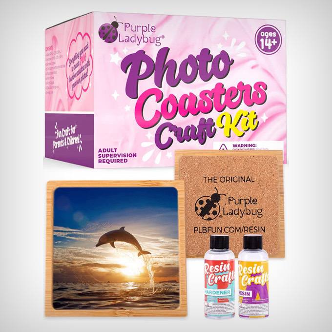 Photo Coaster Resin Craft Kit